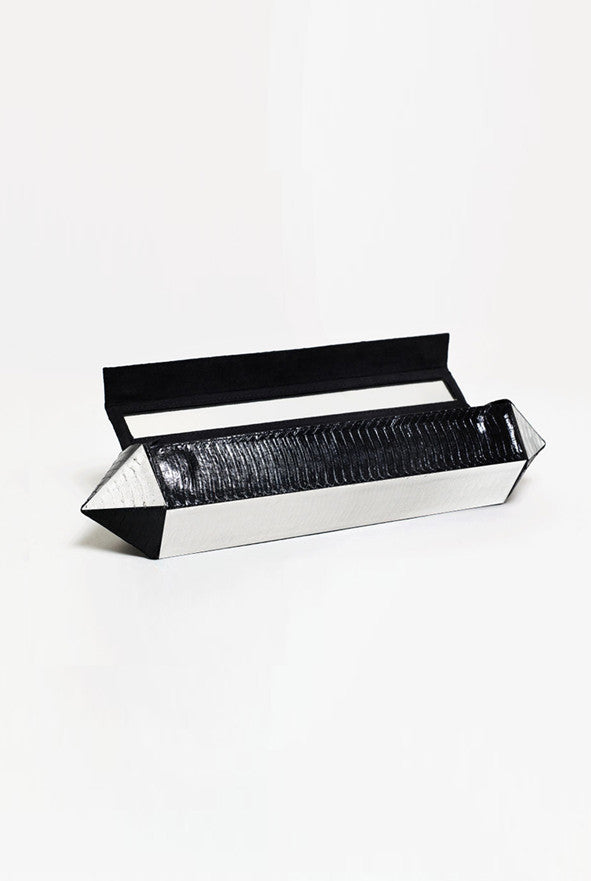 MADE TO ORDER Weiss - watersnake clutch diamond clutch £1099