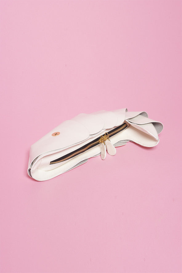 Shiny Coral Tonie Clutch £599