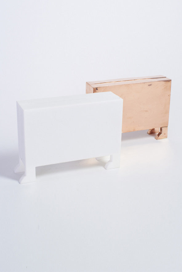 MADE TO ORDER Copper Clutch bag - £1699