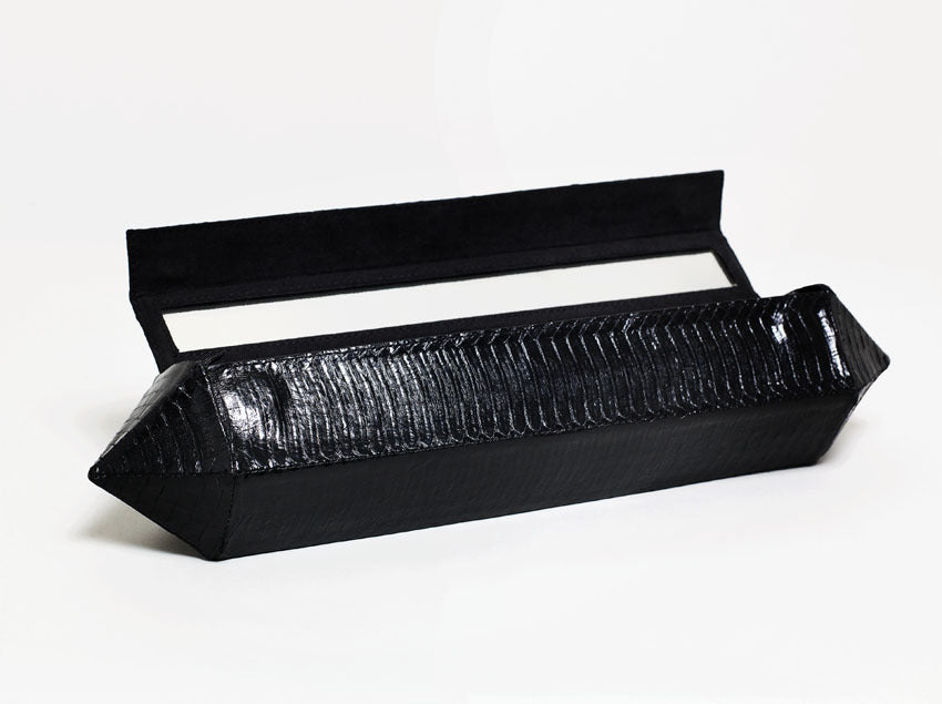 MADE TO ORDER Weiss - watersnake clutch diamond clutch £1099