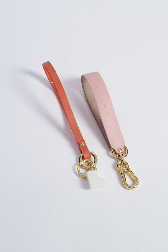 Pink Leather Key Chain - £29