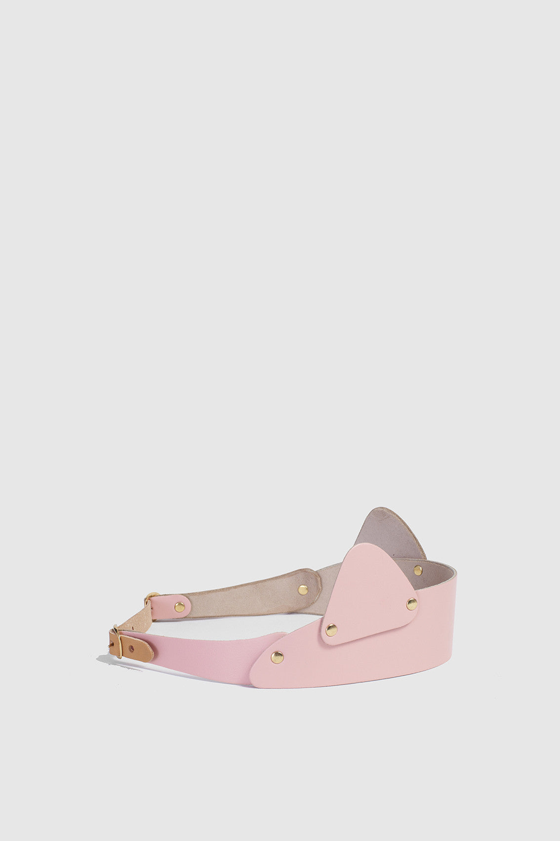 Pink Cat Ear Leather band  £169